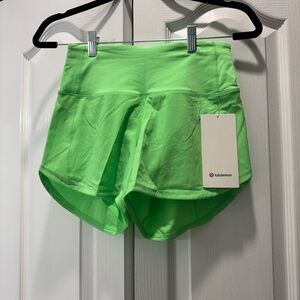 Lululemon Athletica Women's Lime Green Athletic Shorts